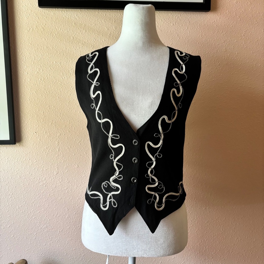 Vintage 80s / 90s Western Corded Vest